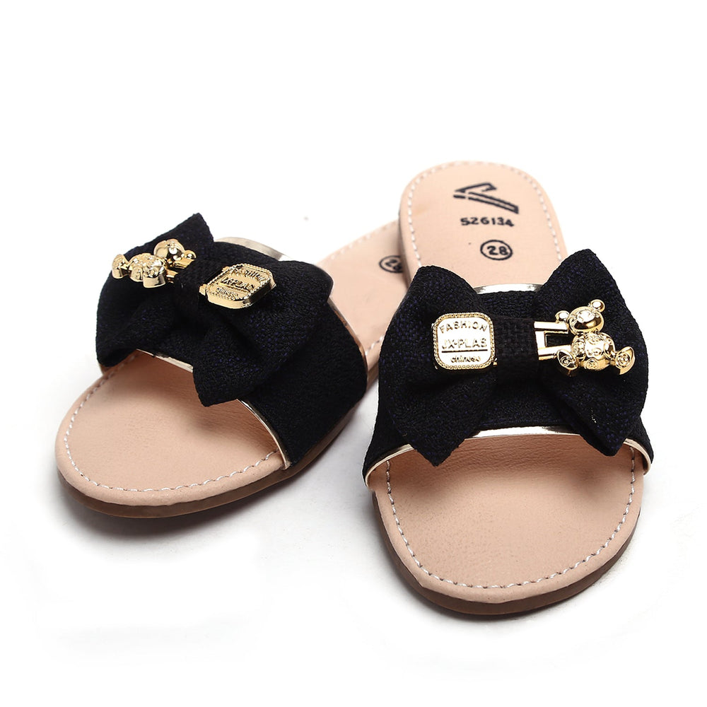 Girls Slipper - Black, Girls Slippers, Chase Value, Chase Value