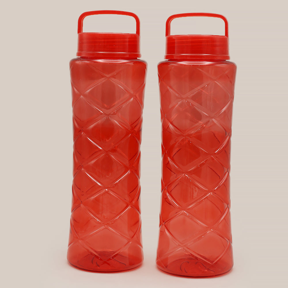Diamond Bottle 2 Pcs Set - 1000ml, Water Bottle, Chase Value, Chase Value