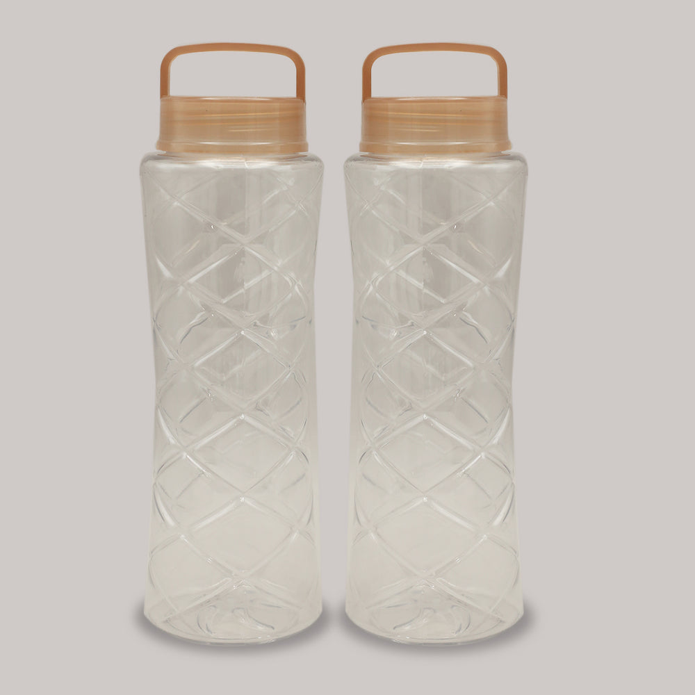Diamond Bottle 2 Pcs Set - 1000ml, Water Bottle, Chase Value, Chase Value