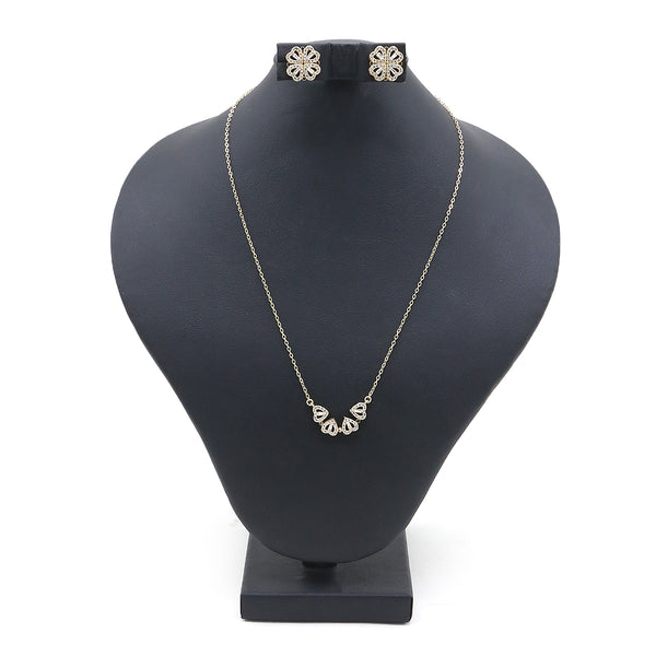 Women's Locket Set - Golden