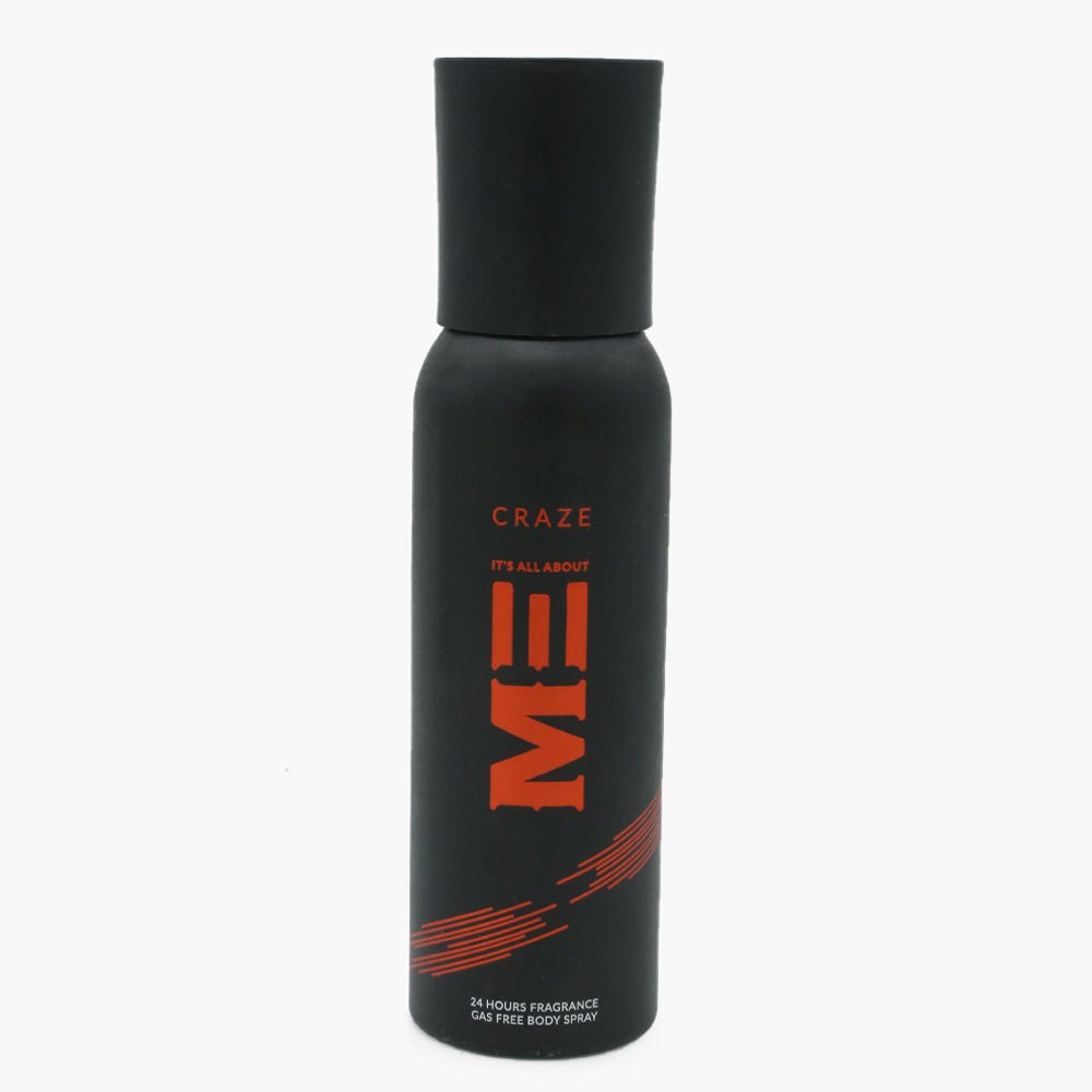 Me Craze 24Hours Body Spray - 120ml, Men Perfumes, Me, Chase Value