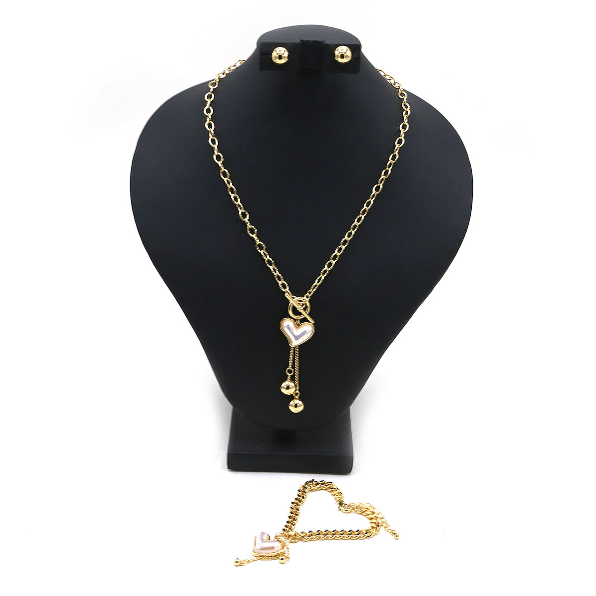 Women's Chain &  Locket Combo Set - Golden, Women Chains & Lockets, Chase Value, Chase Value