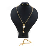 Women's Chain &  Locket Combo Set - Golden, Women Chains & Lockets, Chase Value, Chase Value