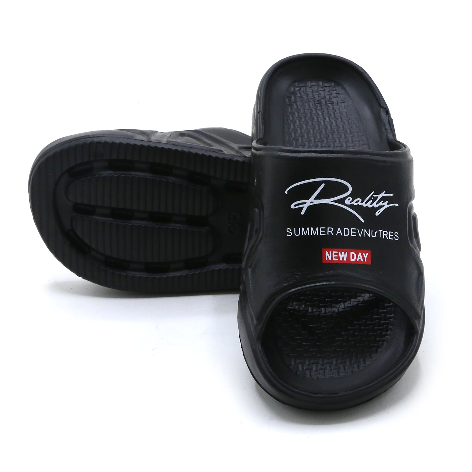 Boys Slider - Black, Boys Slippers, Chase Value, Chase Value