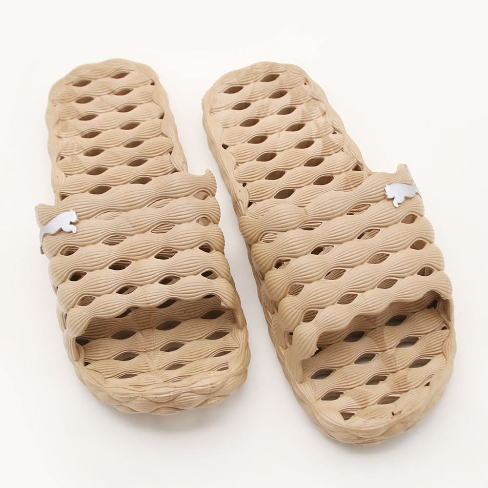 Bath Slipper - Light Brown, Bath Accessories, Chase Value, Chase Value