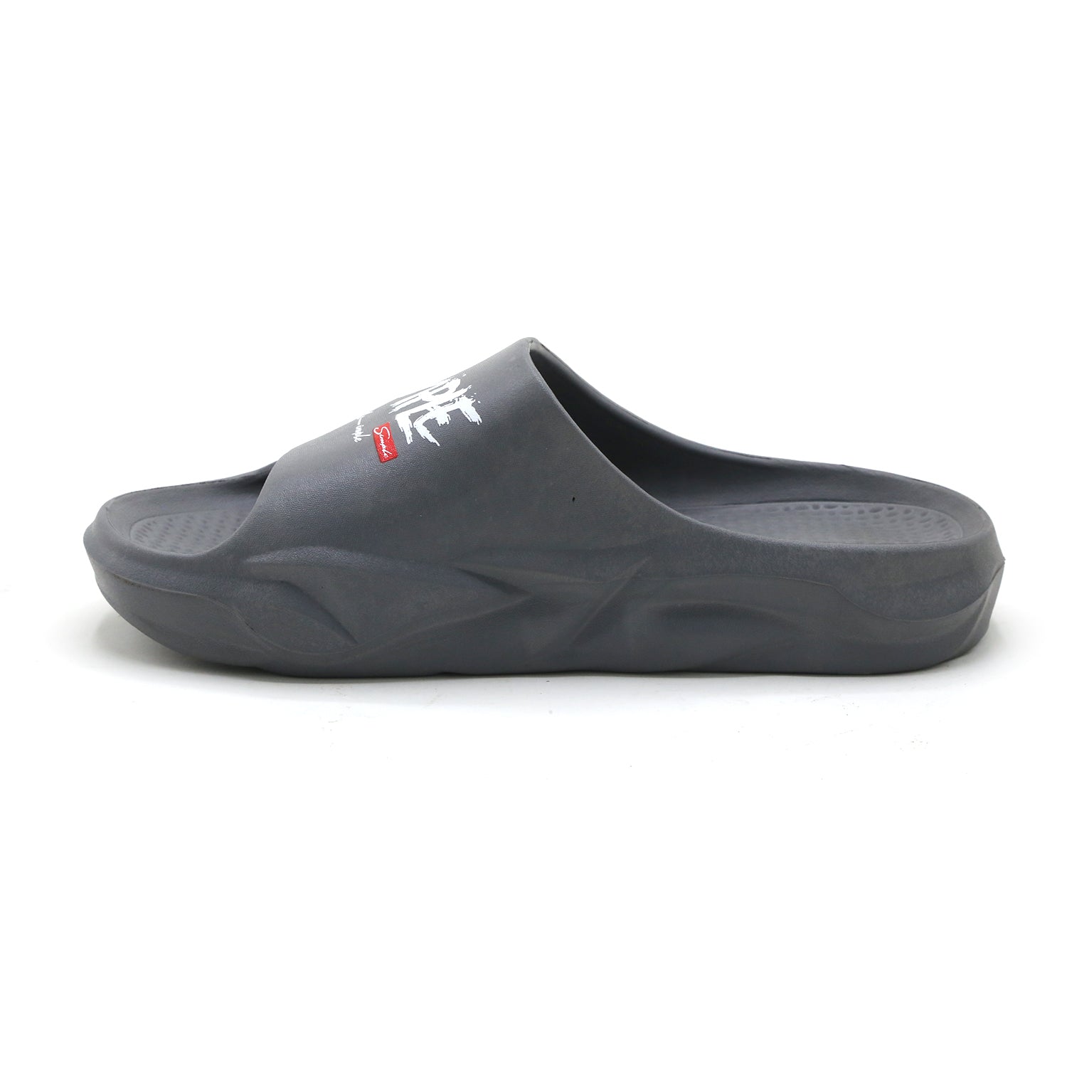 Slip on Open Toe Slider - Grey, Men's Slippers, Chase Value, Chase Value