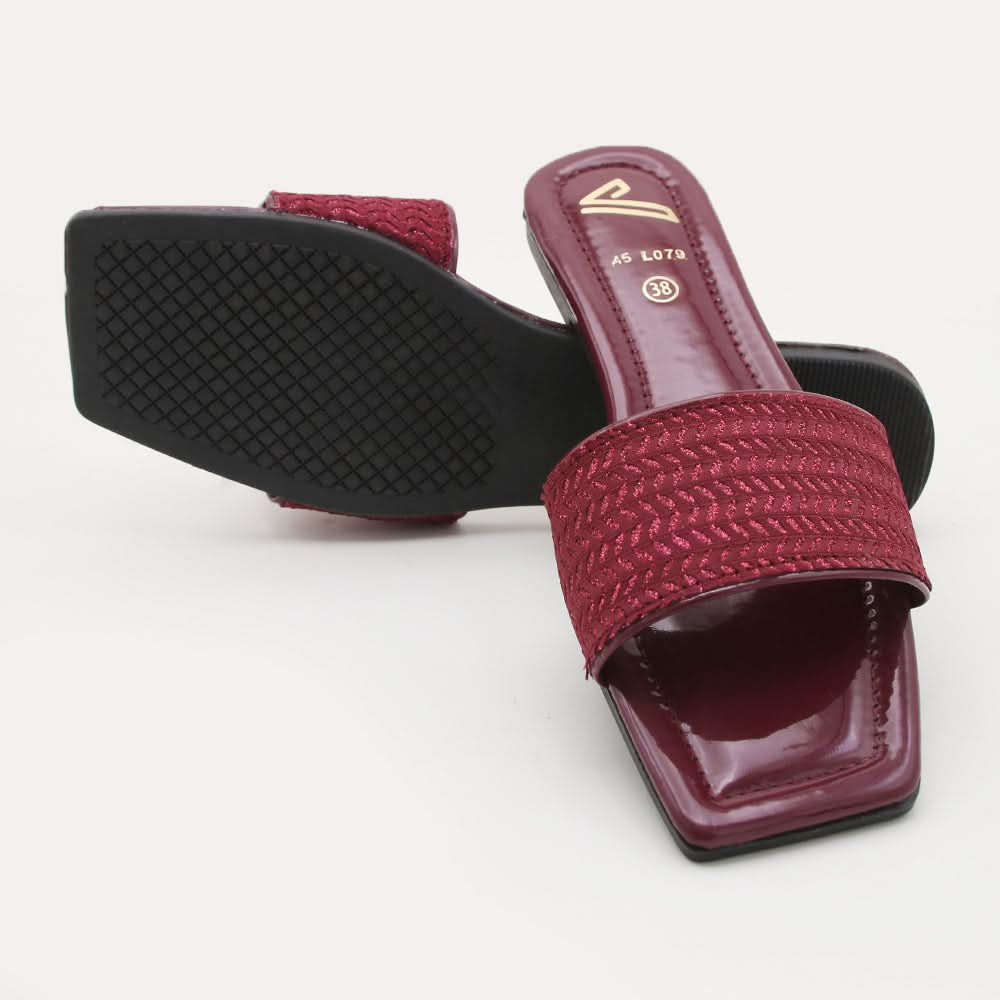 Women's Slipper - Maroon, Women Slippers, Chase Value, Chase Value