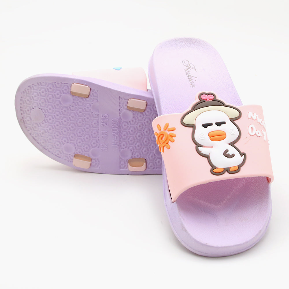Girls Slidder - Purple, Girls Slippers, Chase Value, Chase Value
