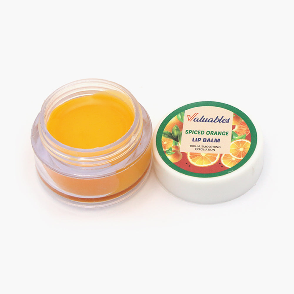 Valuables Spiced Orange Rich & Smoothing Exfoliation Lip Balm - 10G, Lip Gloss & Balm, Chase Value, Chase Value