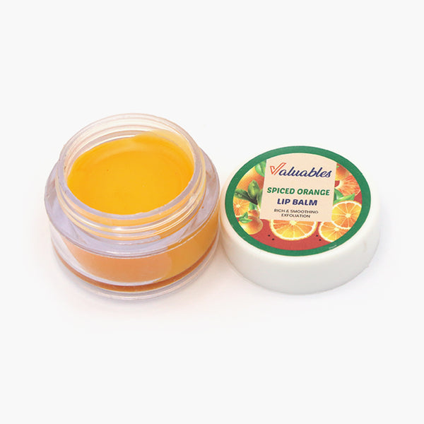 Valuables Spiced Orange Rich & Smoothing Exfoliation Lip Balm - 10G