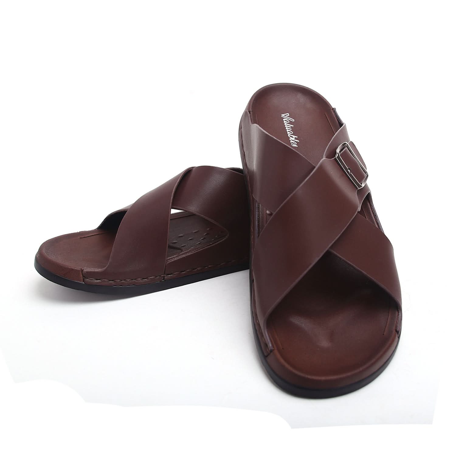 Valuable Men's Slipper - Brown, Men's Slippers, Chase Value, Chase Value