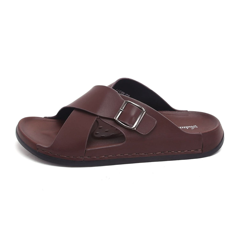 Valuable Men's Slipper - Brown, Men's Slippers, Chase Value, Chase Value
