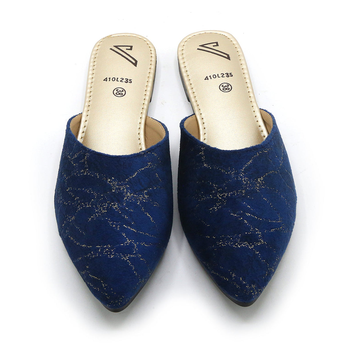 Valuable Women's Backless Pump - Navy Blue, Women Backless Pumps, Chase Value, Chase Value