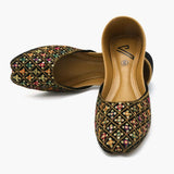 Women's Khussa - Black, Women Pumps, Chase Value, Chase Value
