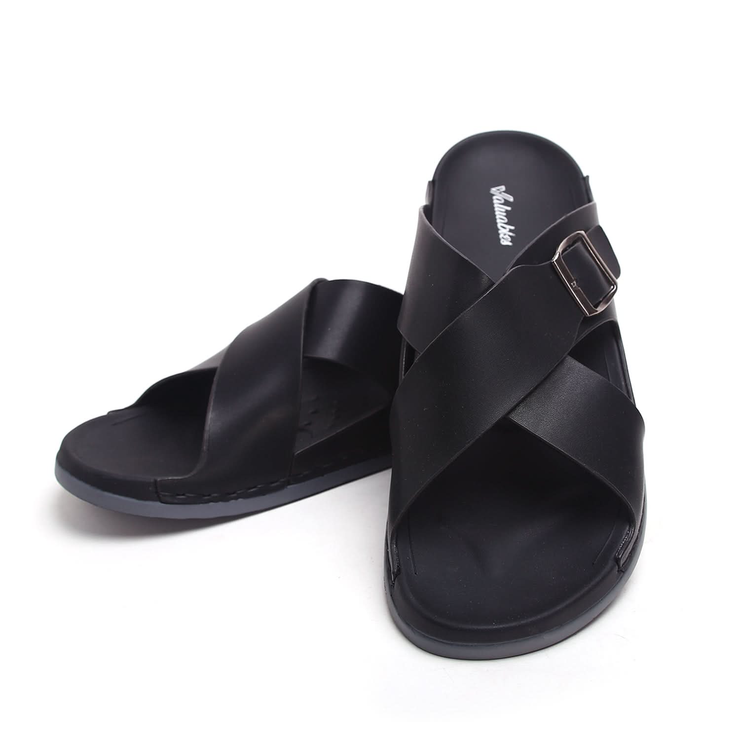 Valuable Men's Slipper - Black, Men's Slippers, Chase Value, Chase Value