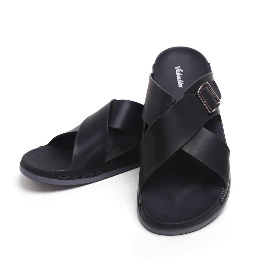 Valuable Men's Slipper - Black, Men's Slippers, Chase Value, Chase Value