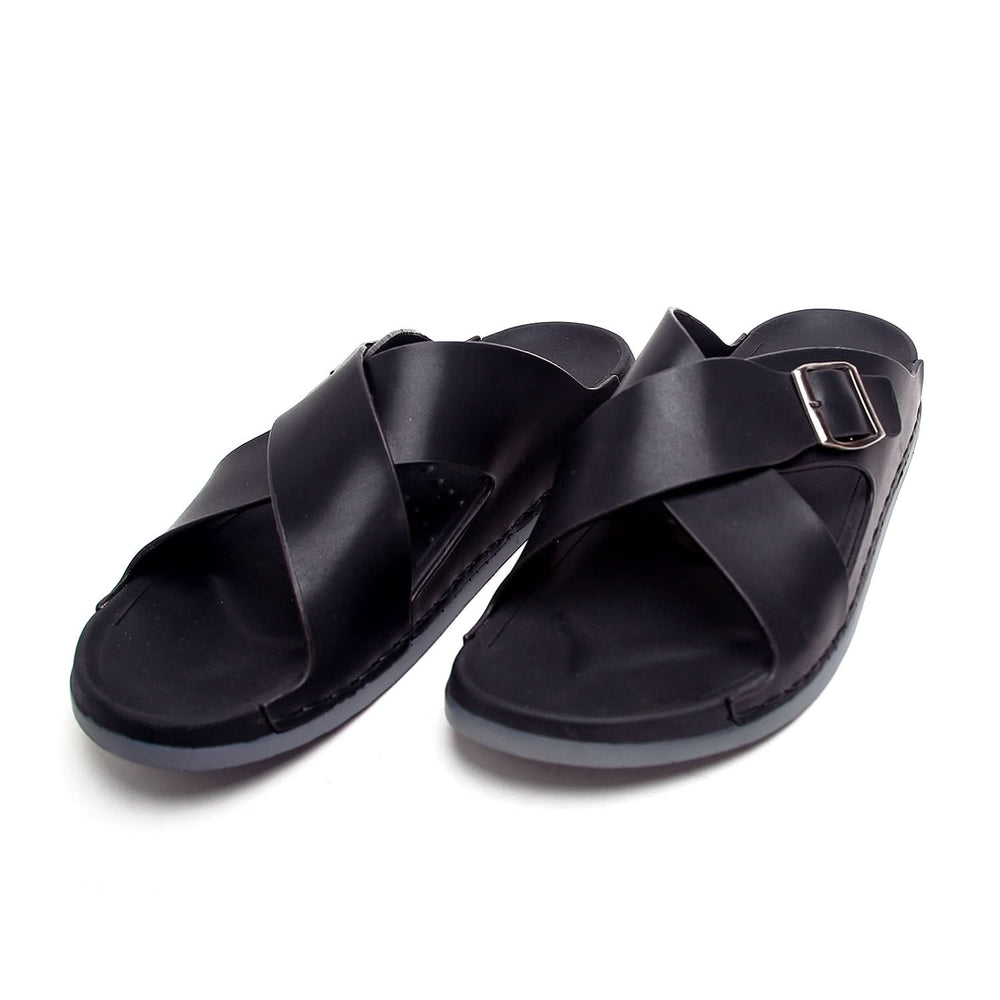 Valuable Men's Slipper - Black, Men's Slippers, Chase Value, Chase Value