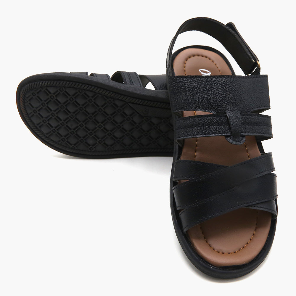 Men's Sandal - Black, Men's Sandals, Chase Value, Chase Value