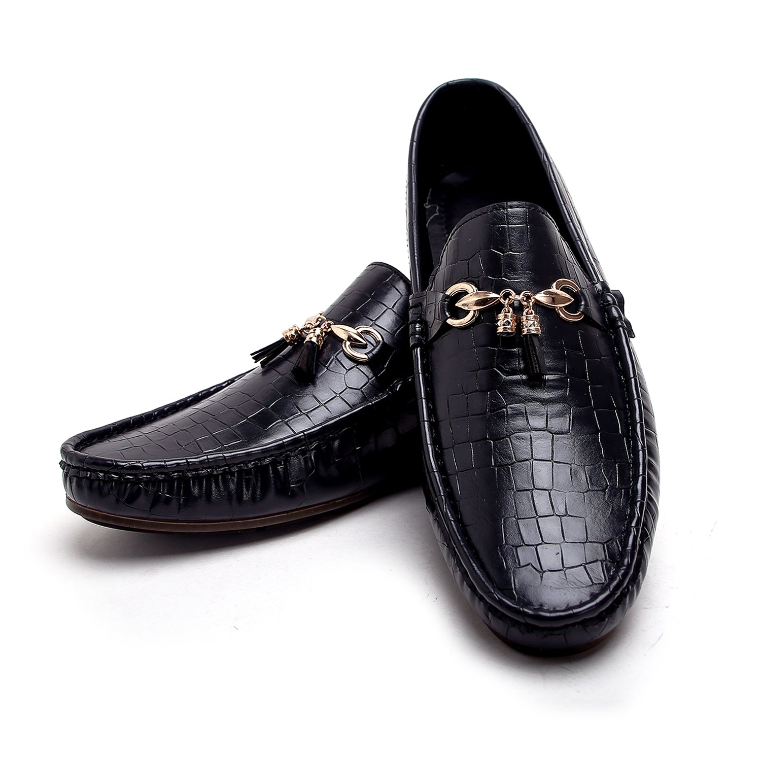 Valuable Causal Loafer 009/M383- Black, Men's Casual Shoes, Chase Value, Chase Value