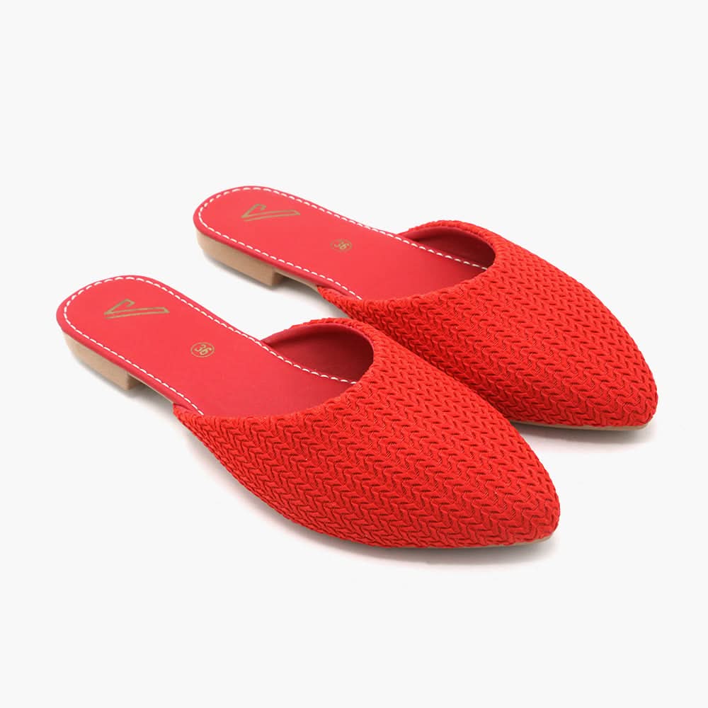 Women's Banto Slipper - Red, Women Slippers, Chase Value, Chase Value