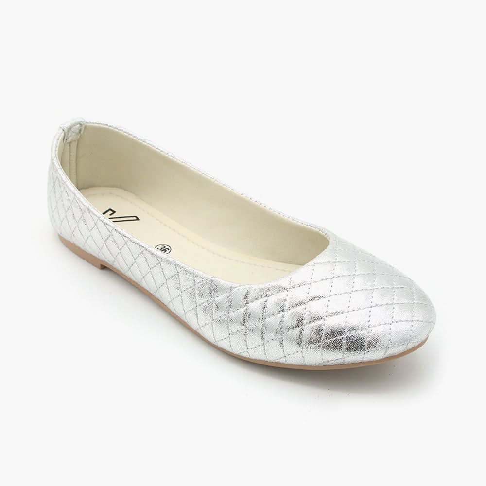 Women's Pump - Silver, Women Pumps, Chase Value, Chase Value