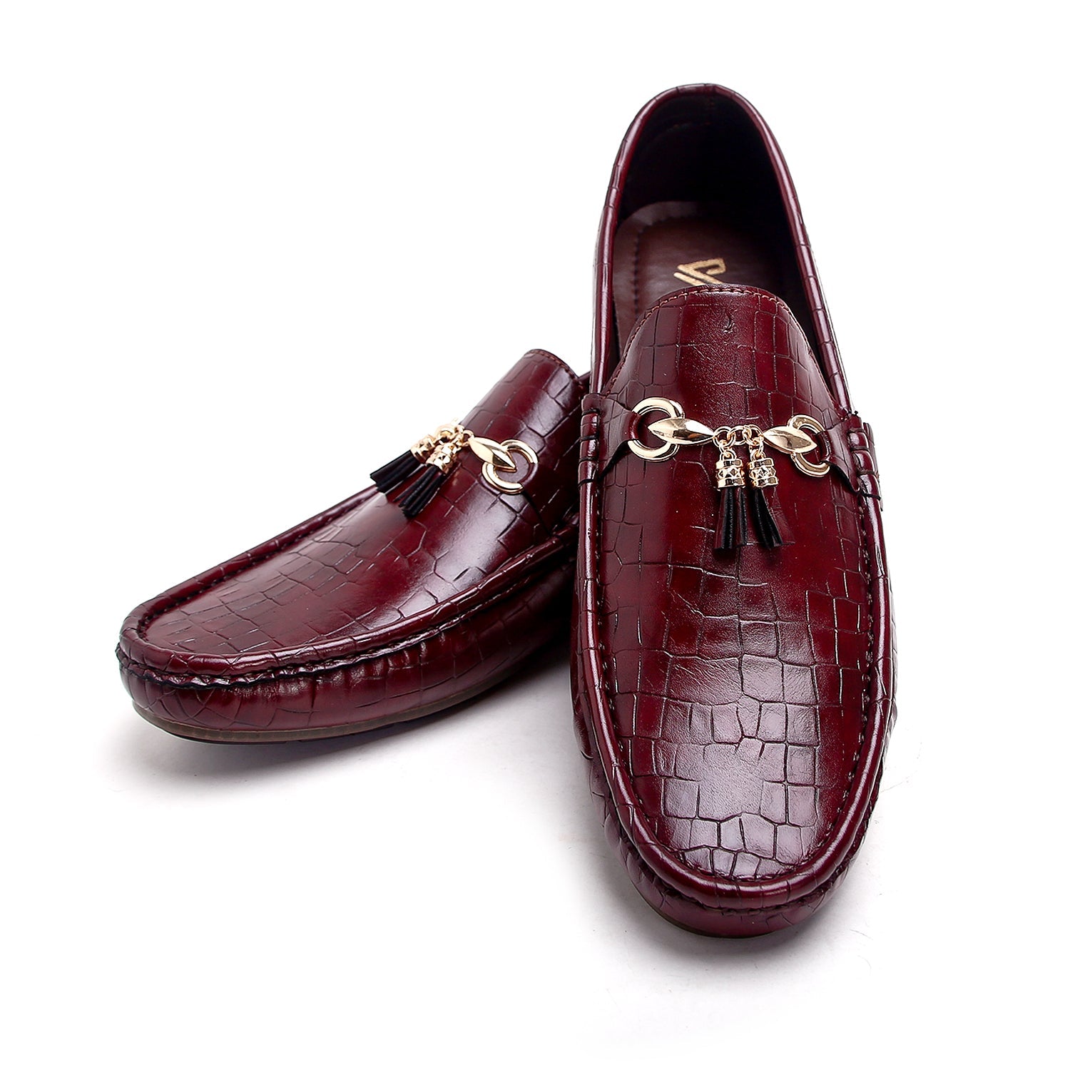 Valuable Causal Loafer 989/M386 - Maroon, Men's Casual Shoes, Chase Value, Chase Value