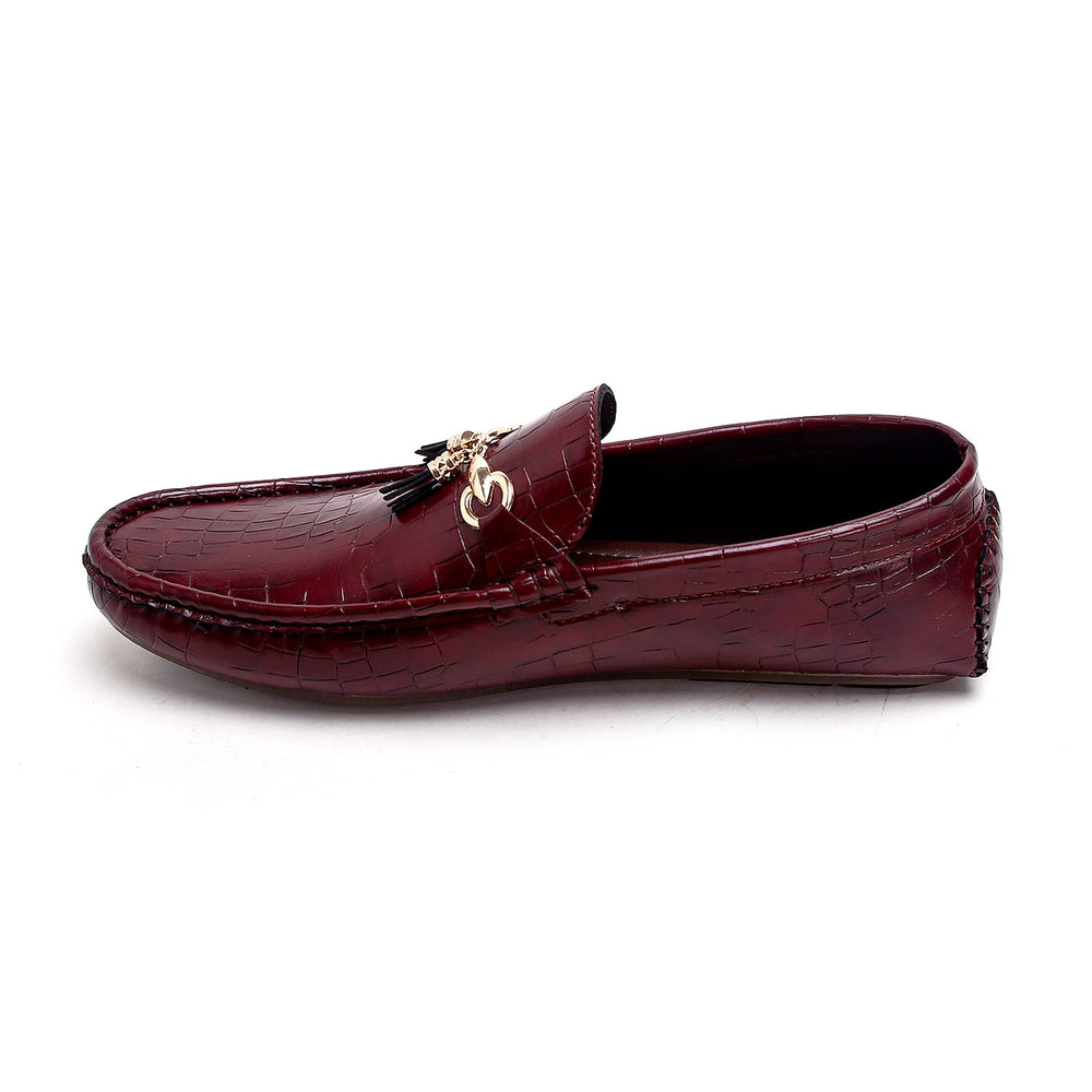 Valuable Causal Loafer 989/M386 - Maroon, Men's Casual Shoes, Chase Value, Chase Value