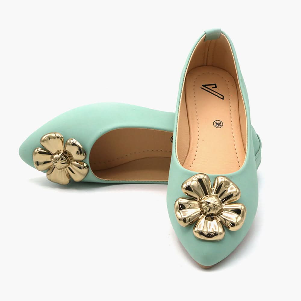Women's Pump - Green, Women Pumps, Chase Value, Chase Value