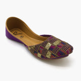 Women's Khussa - Purple, Women Pumps, Chase Value, Chase Value