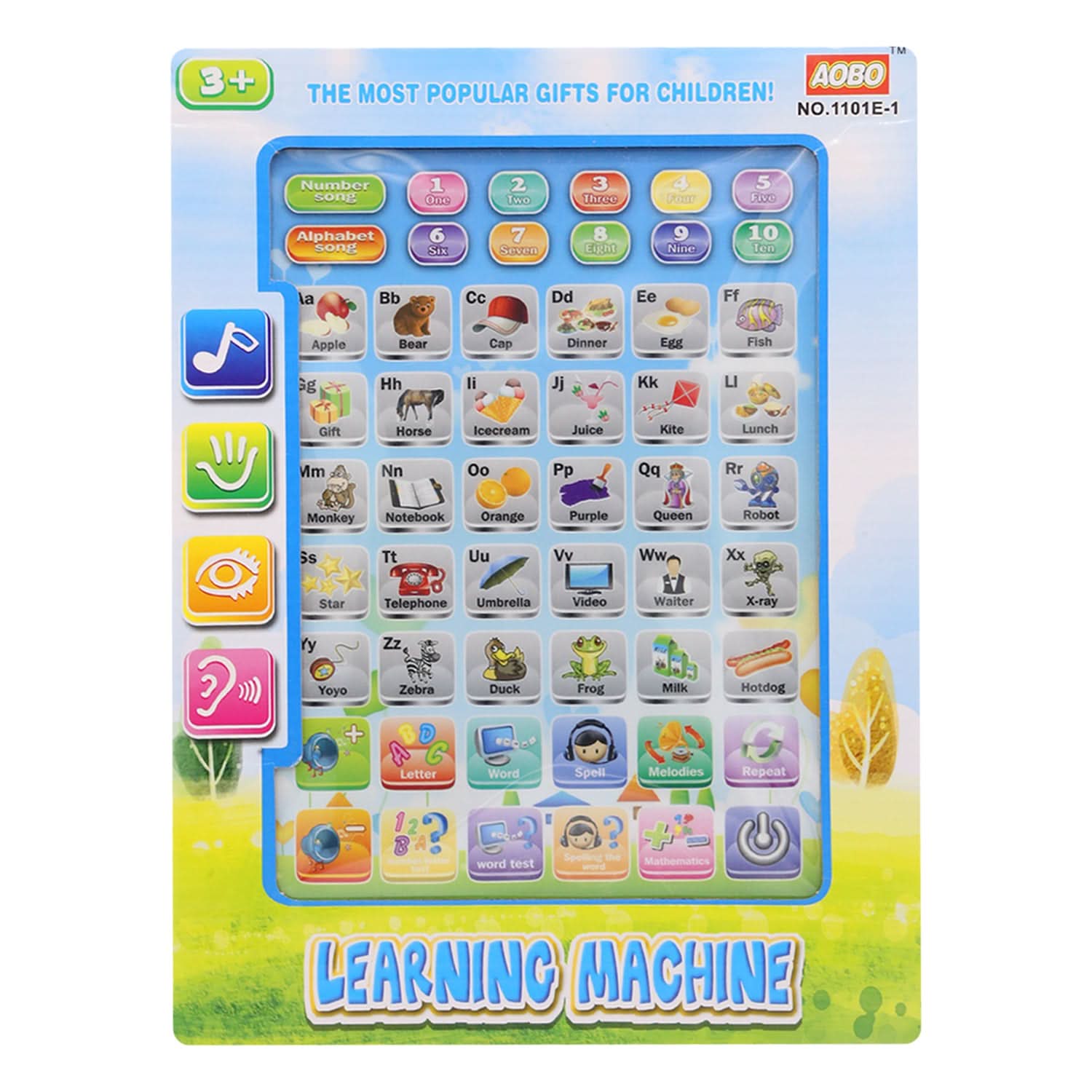Smart Learning Tablet For Kids - Multi Color, Educational Toys, Chase Value, Chase Value