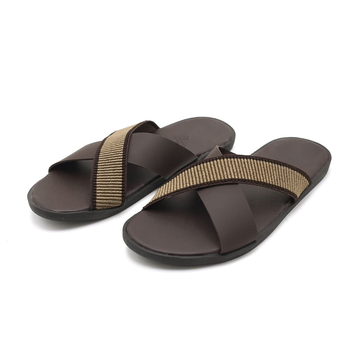 Men's Slippers - Brown, Men's Slippers, Chase Value, Chase Value