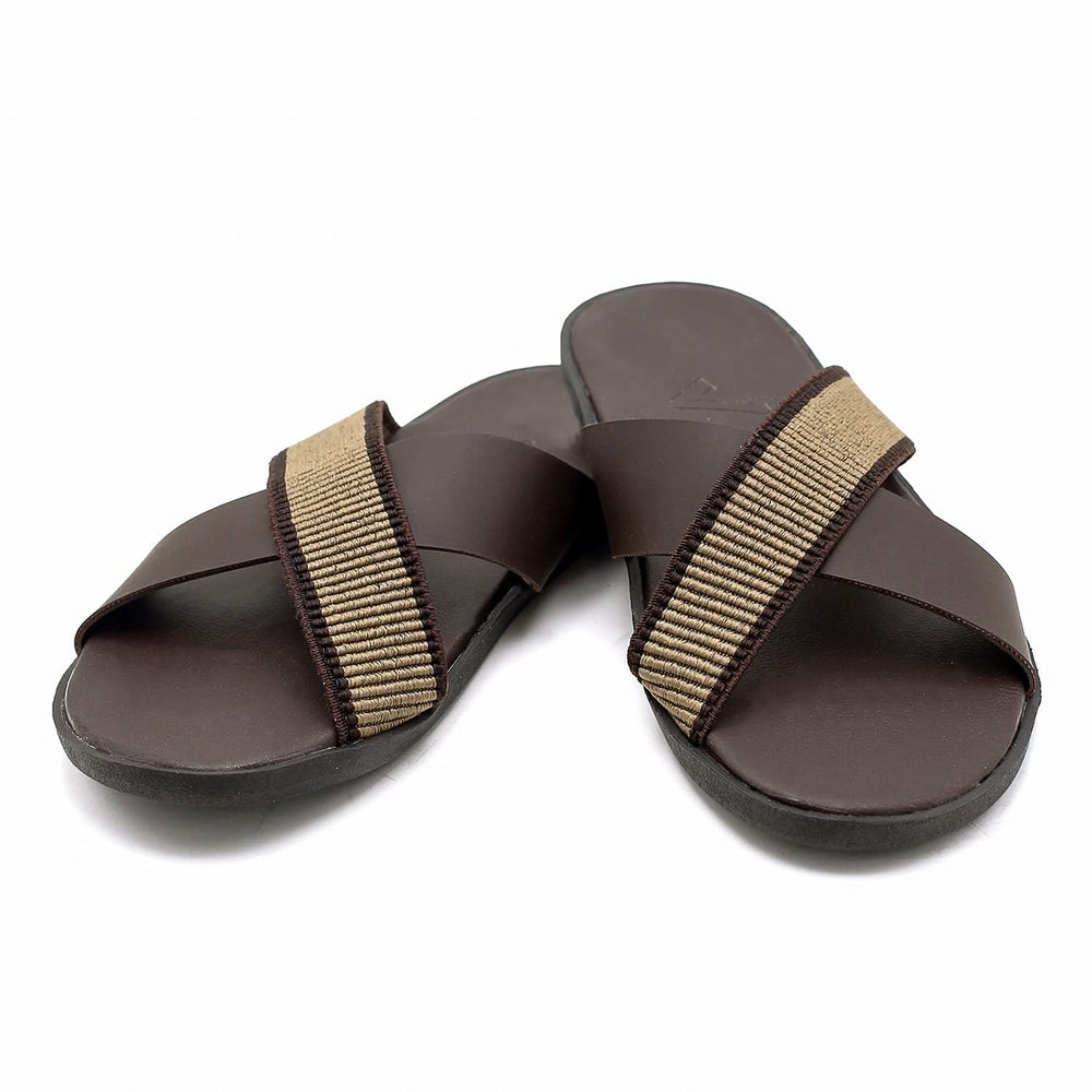 Men's Slippers - Brown, Men's Slippers, Chase Value, Chase Value