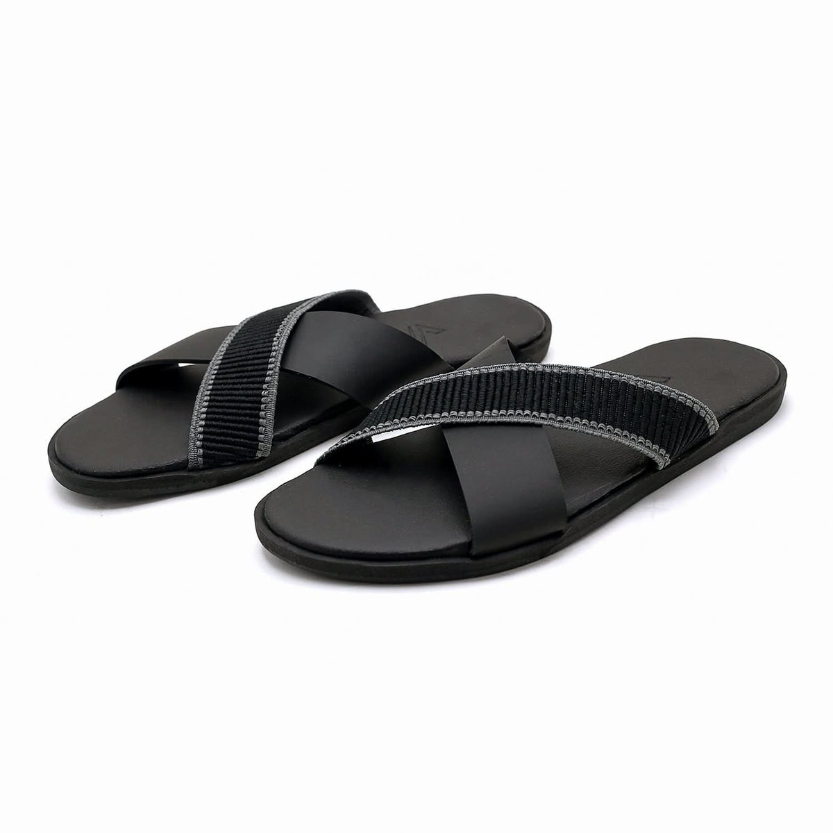 Men's Slippers - Black, Men's Slippers, Chase Value, Chase Value