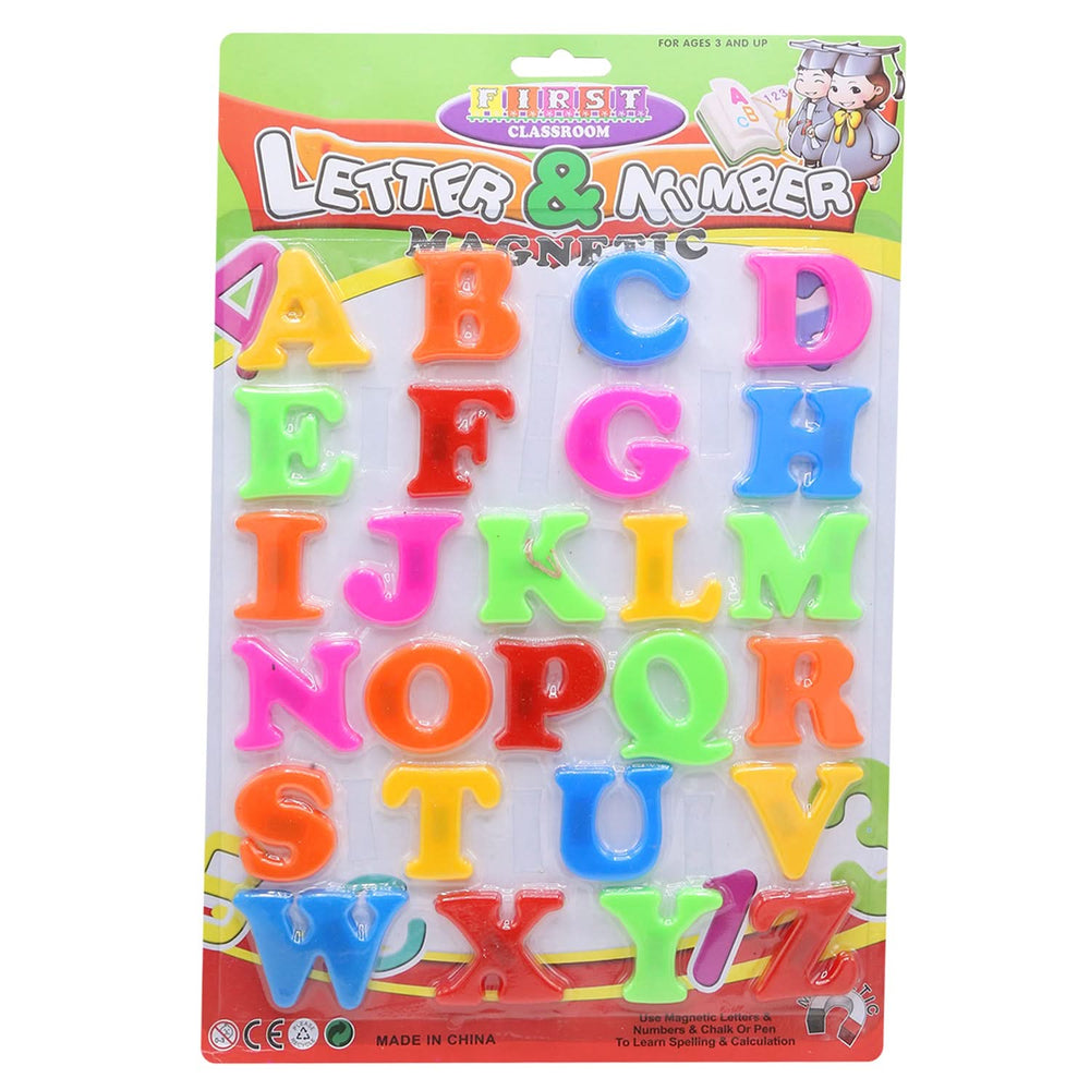 Magnetic Alphabet Letters Kit For Kids - Multi Color, Educational Toys, Chase Value, Chase Value