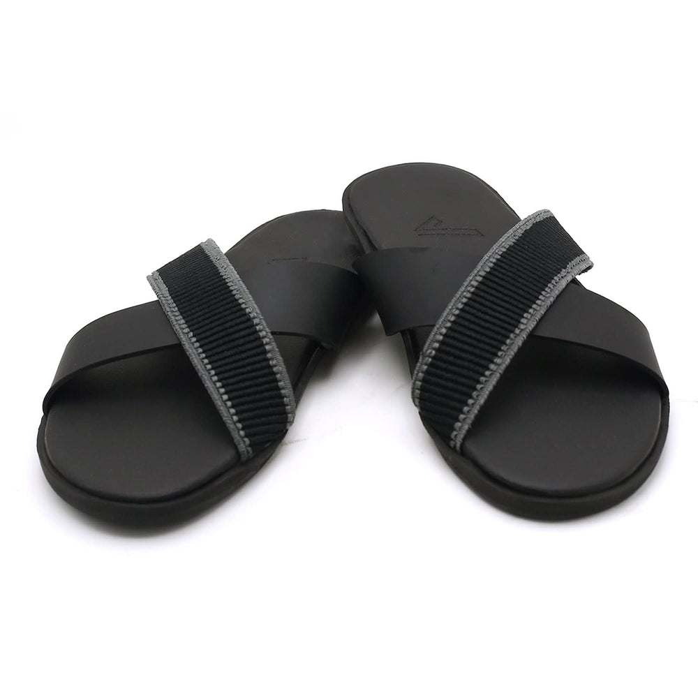 Men's Slippers - Black, Men's Slippers, Chase Value, Chase Value