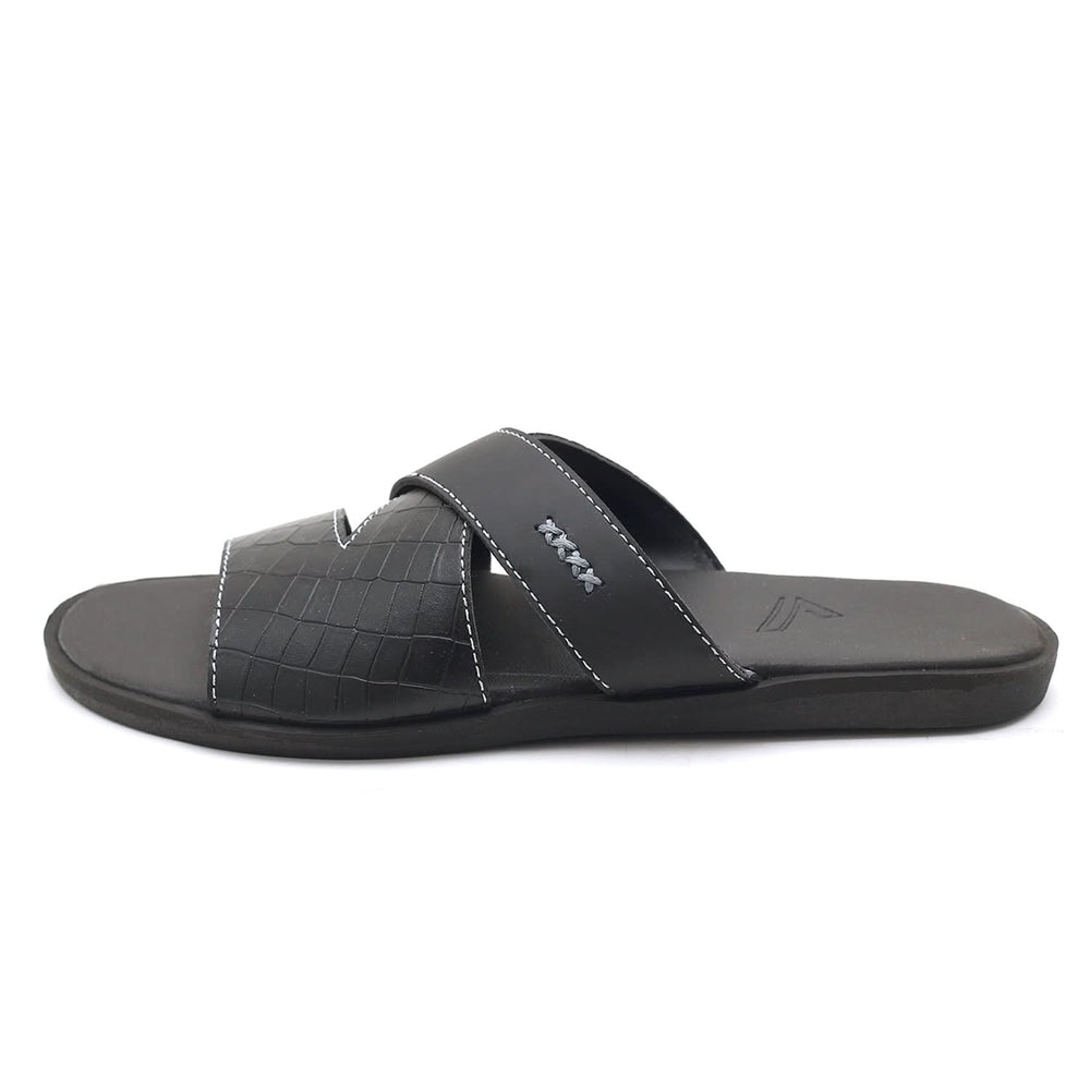 Men's Slippers - Black, Men's Slippers, Chase Value, Chase Value