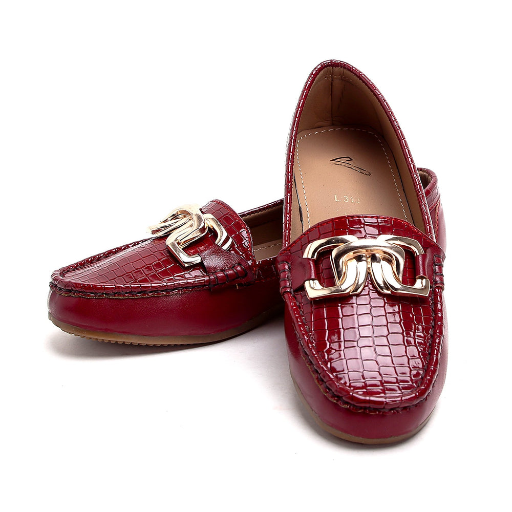 Women's Loafers - Maroon, Women Casual & Sports Shoes, Chase Value, Chase Value