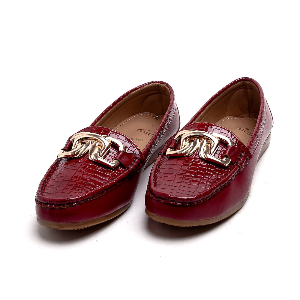 Women's Loafers - Maroon, Women Casual & Sports Shoes, Chase Value, Chase Value