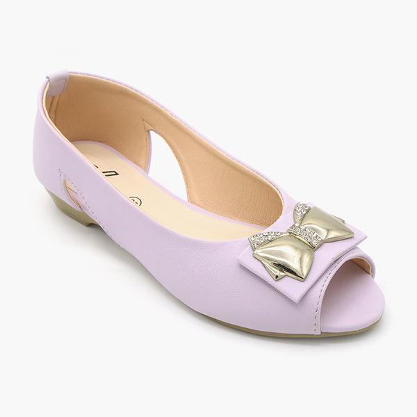 Women's Peep Toe Sandal - Purple