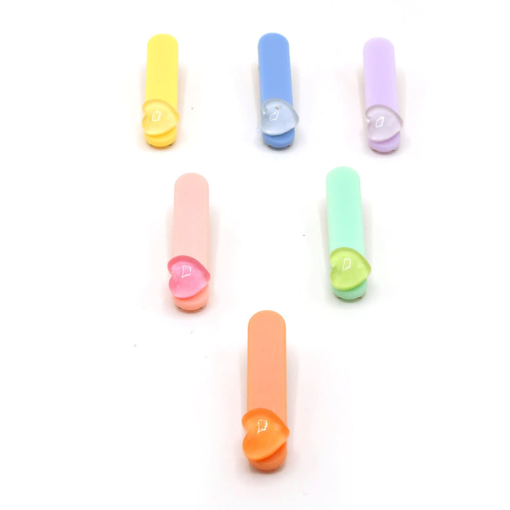 Fancy Hair Pin For Girls Pack Of 6 - Multi Color, Girls Hair Accessories, Chase Value, Chase Value