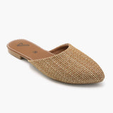 Women's Banto Slipper - Golden, Women Slippers, Chase Value, Chase Value