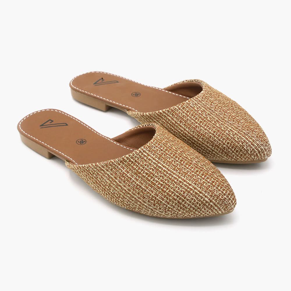 Women's Banto Slipper - Golden, Women Slippers, Chase Value, Chase Value