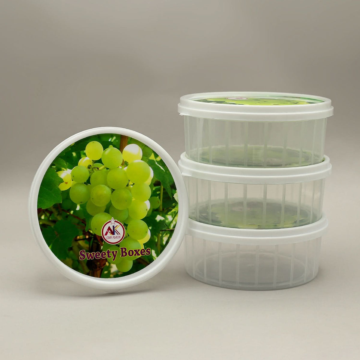 Sweety Box 4 Pcs  - White, Storage Boxes, Chase Value, Chase Value