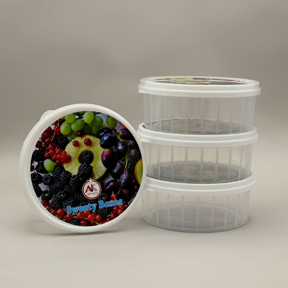 Sweety Box 4 Pcs  - White, Storage Boxes, Chase Value, Chase Value
