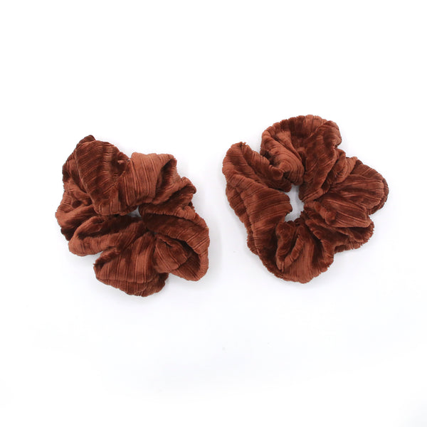 Scrunches For Girl Pack Of 2 - Brown