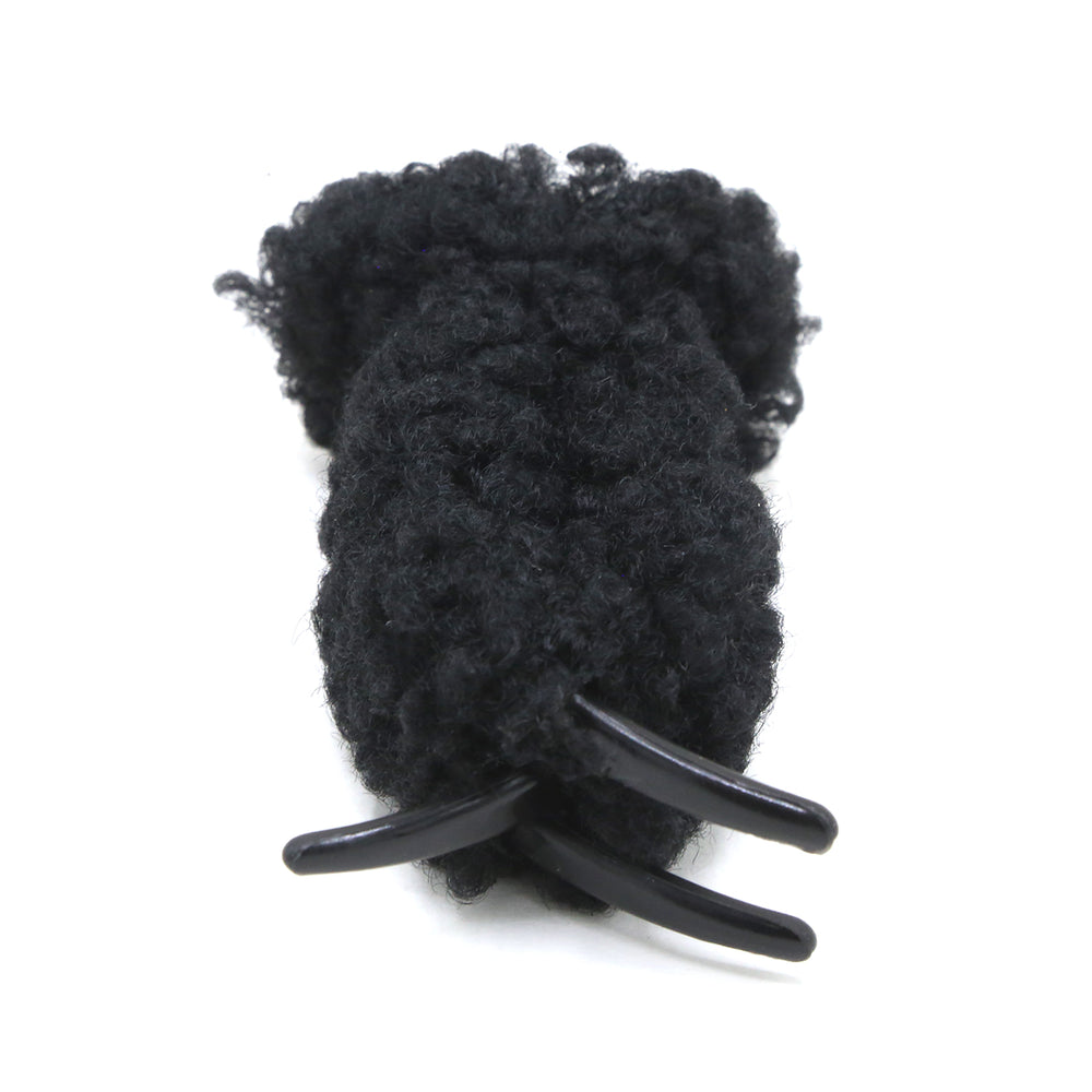 Fur Hair Catcher - Black, Girls Hair Accessories, Chase Value, Chase Value