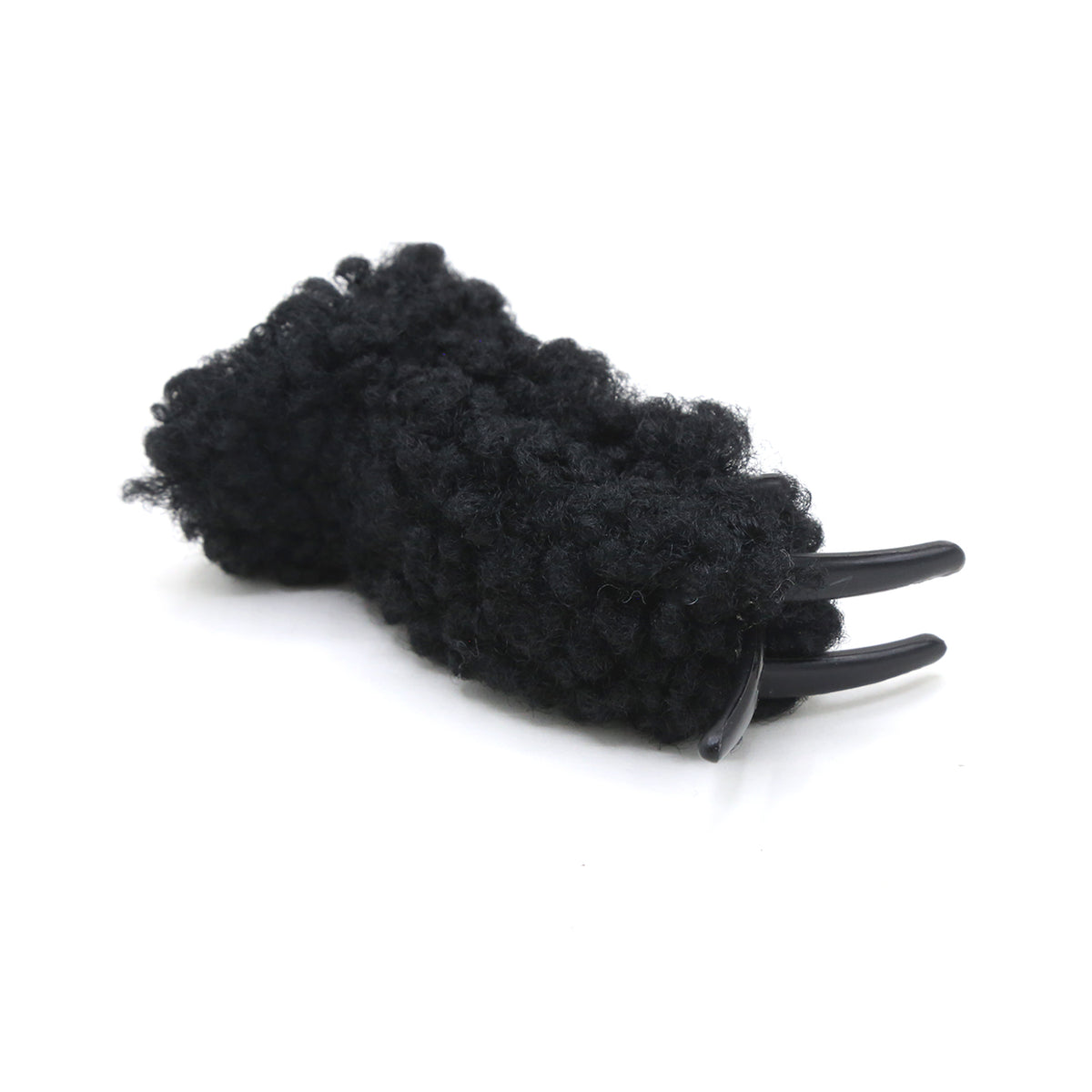 Fur Hair Catcher - Black, Girls Hair Accessories, Chase Value, Chase Value