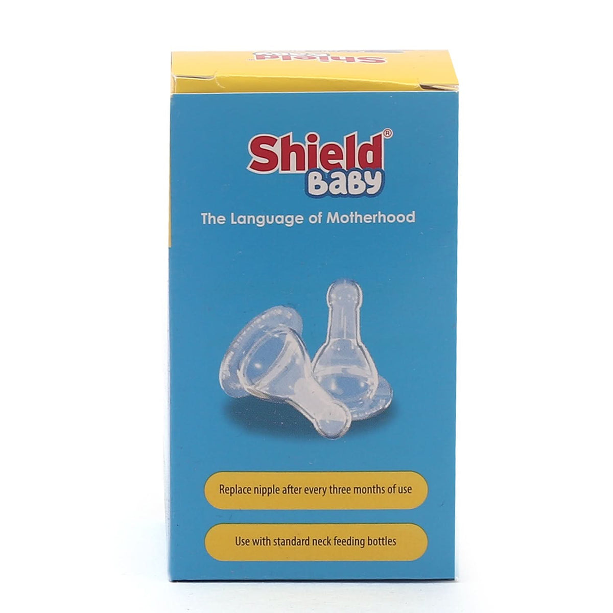 Nipple Regular 2Pc (6M+) - White, Feeding Supplies, Shield, Chase Value