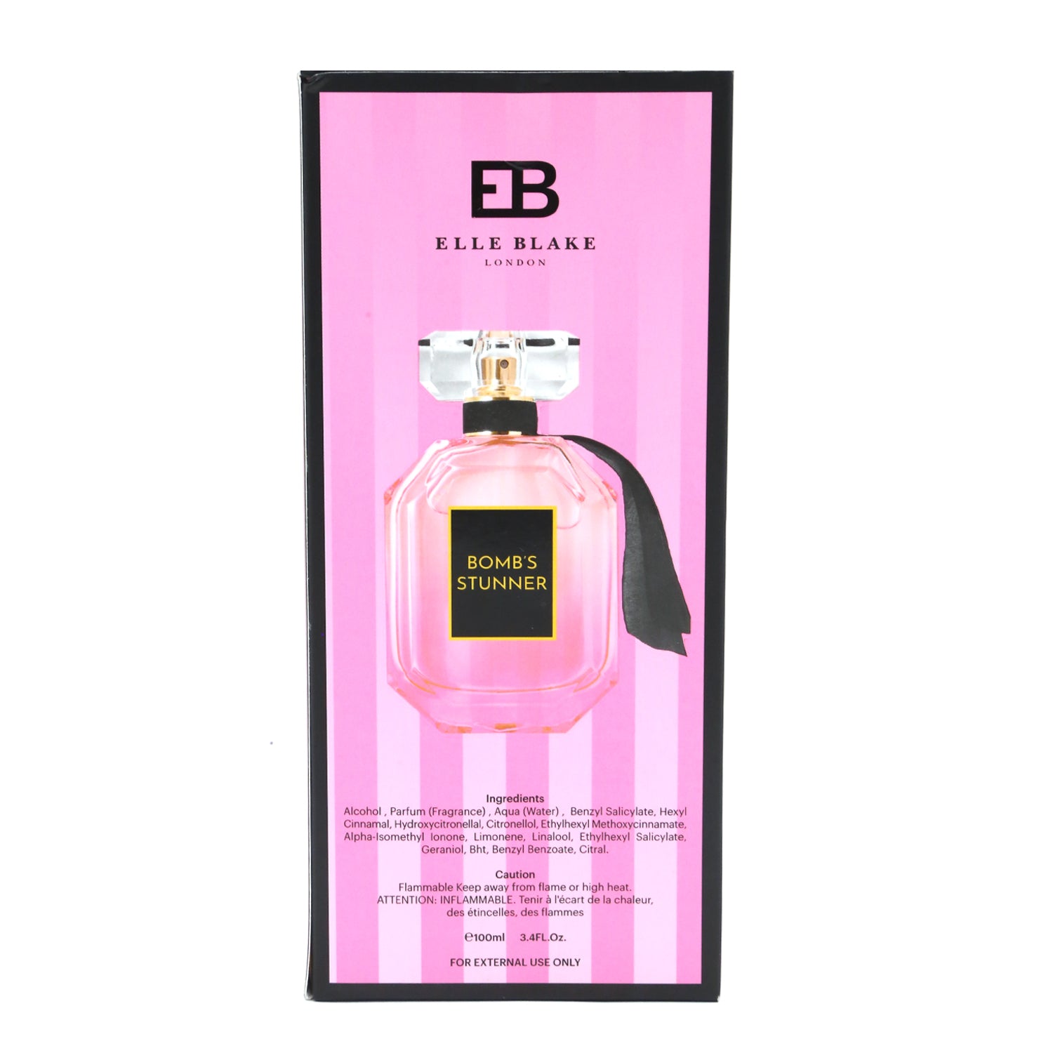 Elle Black Perfume For Women - Stunner - 100ml, Women Perfumes, Elle, Chase Value