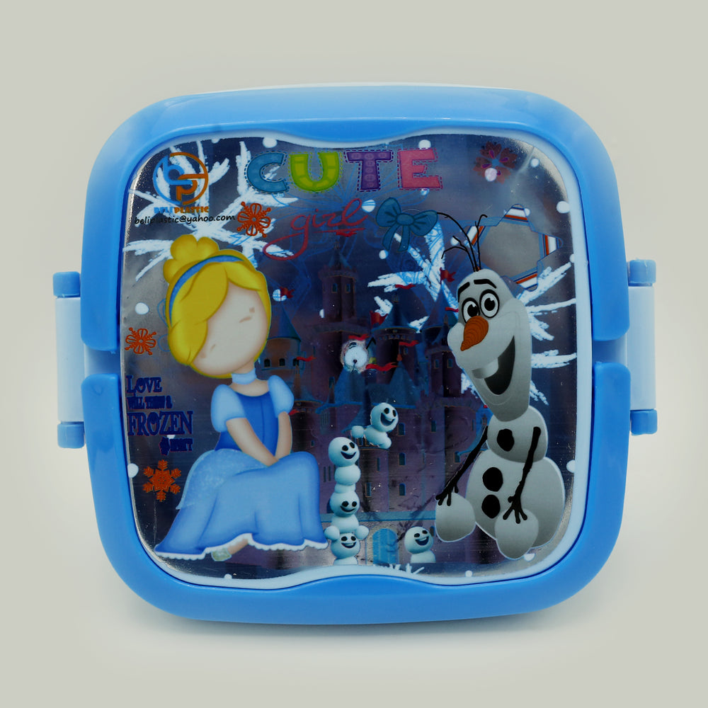 Cartoon Character Square Shape Lunch Box For Kids, Tiffin Boxes & Bottles, Chase Value, Chase Value